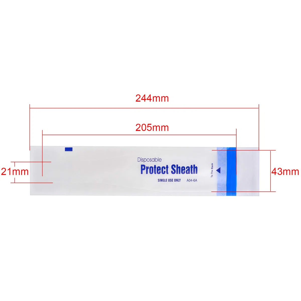500 sztuk Intraoral Dental Camera Sleeve Sheath Cover dla 5.0 Mega pikseli 6 diod LED od East Dental by East Dental