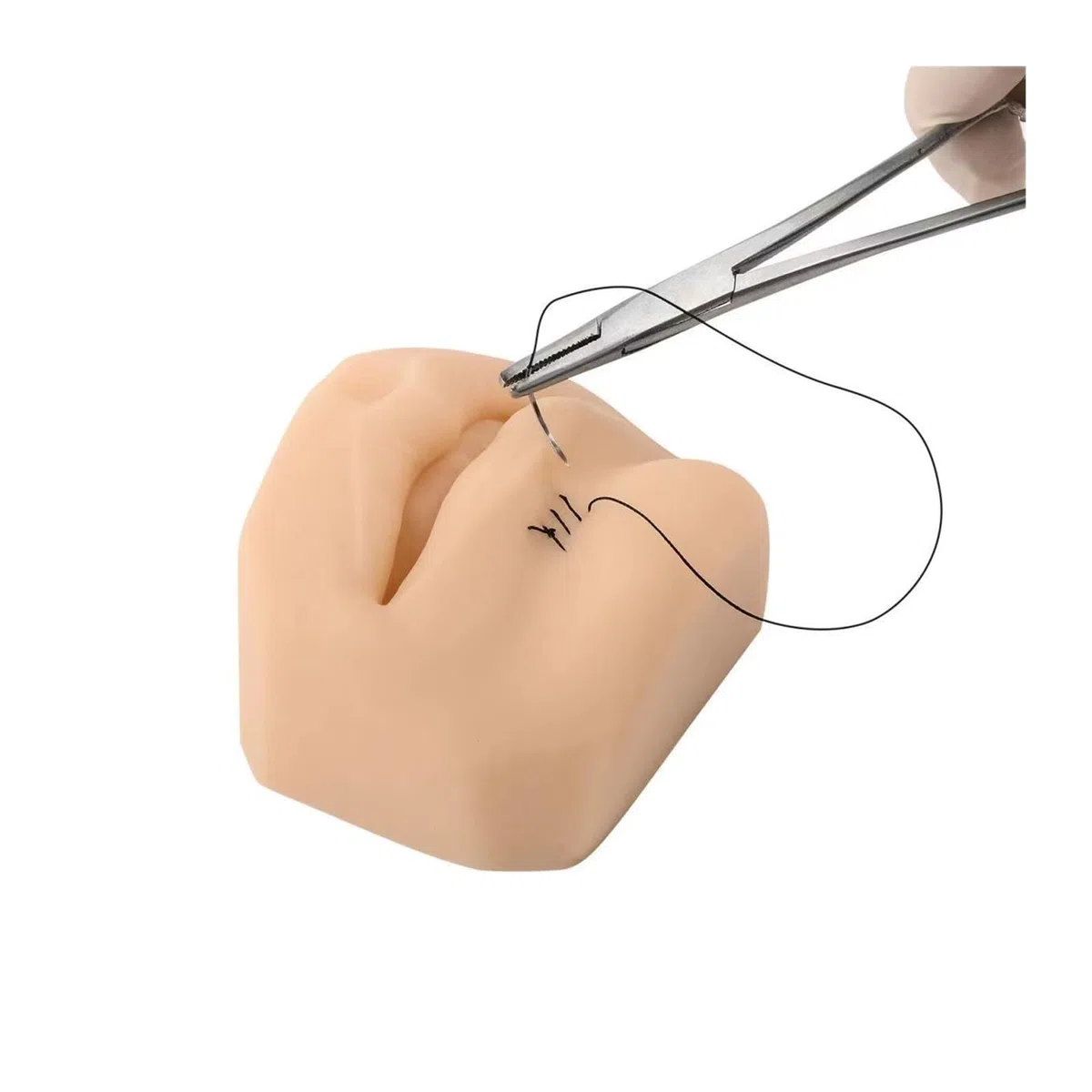 Snake Bite Mouth Piercing Model Silikonowe usta do przekłuwania i amp;szew & amp;Praktyka technik iniekcji
