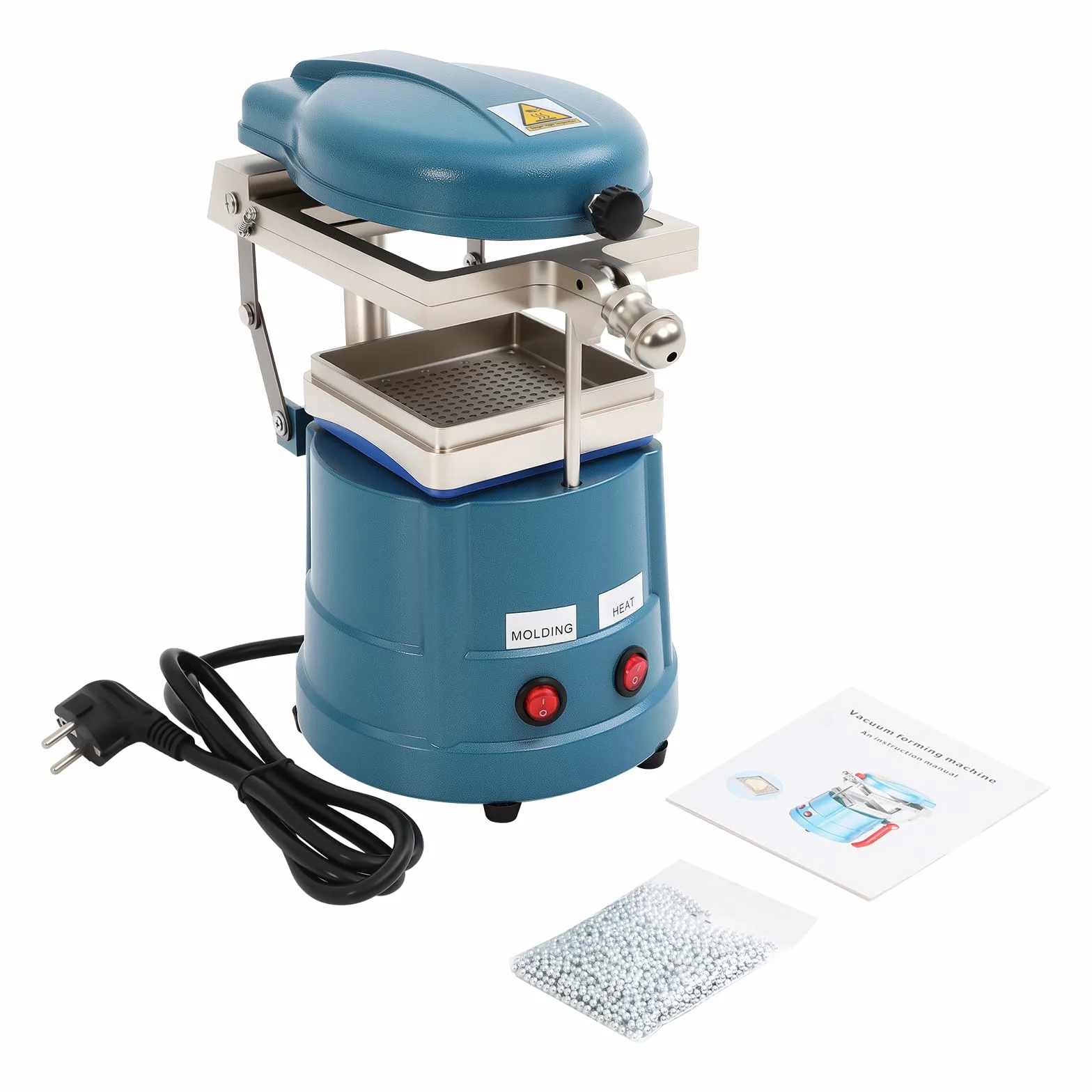 Dental Vacuum Forming Machine, laboratoryjne laboratorium dentystyczne, urządzenie do formowania próżniowego, urządzenie do głębokiego tłoczenia, regulowany materiał do dużych obciążeń, 1000 W